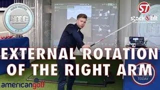 External rotation of the right arm | Golf Tips | Lesson 78