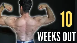 10 WEEKS OUT! DÍA en MI DIETA de 2400 KCAL *DESCARGA* | Road to WNBF PRO 💪🏽