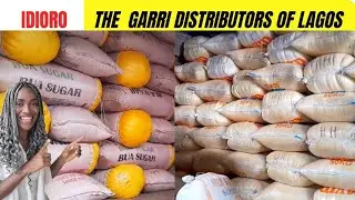 The Cheapest Garri Market | IDIORO Market | Lagos Nigeria