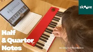 Learn quarter and half notes on Skoove - sight reading and music theory practice for beginners