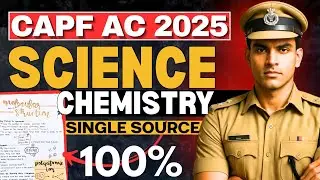Every Chemistry Question in CAPF AC 2025 Was From THIS Source!