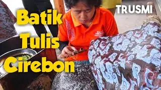 Proses Pembuatan Batik Tulis Asli Cirebon Trusmi  #batik  #diy  #cirebon