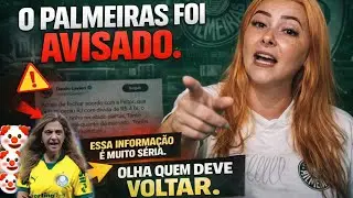 🚨 A CASA CAIU! ESSA INFORMAÇÃO É MUITO SÉRIA! PALMEIRAS FOI AVISADO E MESMO ASSIM ASSINOU! ATÉ BREVE