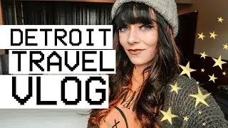 DETROIT MICHIGAN TRAVEL VLOG | WINTER | JAG LEVER