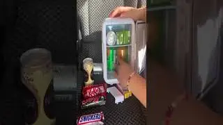 Cooler and Heater Mini Fridge 🥶 #gadgets #shorts