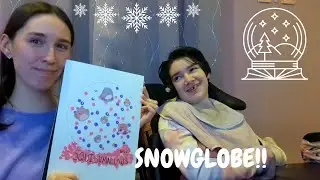 Last JANUARY craft is a SNOWGLOBE!!!