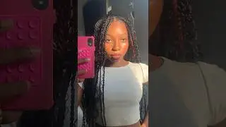 Let&rsquo;s braid my hair together! 🥥🌺 #aesthetic #vlog #braids #nigerian #glowuproutine #grwm #lagos