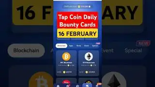Tap Coin Daily Bounty 16 February | Tap Coin Daily Combo Todaytap coin bot daily bountytapcoin