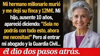 Mi hermano murió y me dejó su fortuna. De repente, apareció mi hijo, distanciado durante años.