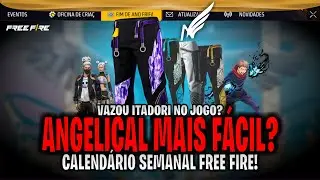 🚨URGENTE! EVENTO ANGELICAL MAIS FÁCIL?! + NOVA OB52 E CALENDÁRIO SEMANAL | NOVIDADES FREE FIRE