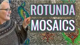ВИЗАНТИЙСКАЯ МОЗАИКА В ДРЕВНЕЙ РОТОНДЕ, САЛОНИКИ, ГРЕЦИЯ