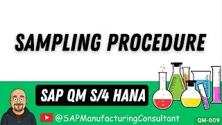 Quality Planning: Sampling Procedures | SAP QM | Master Data