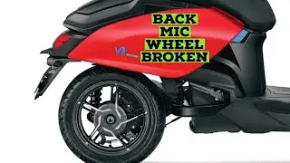 Hero Vida V1 Pro Accident In Running Time Wheel Broken see👀