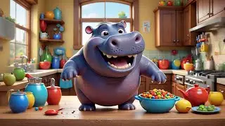 Hippo&rsquo;s Bouncy Pudding Pop | Silly Treat Rhyme for Kids | Fun Food Song  and Preschoolers