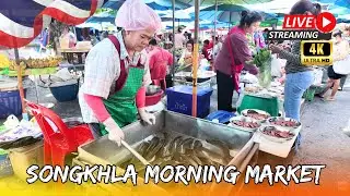 🔴LIVE Songkhla Morning Market