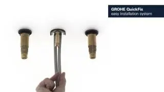 GROHE | Смеситель для ванной комнаты Eurosmart | Широкий смеситель для раковины с отделкой из матового никеля | Видеоролик о продукте