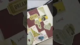 asthetic  journal idea  brown theme #journaling #junkjournal #asthetic #diy #handmadejournal