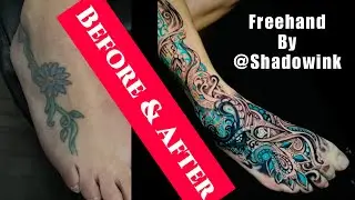 Hot Soccer ⚽️ Mom -Tattoo  Coverup Henna & Teal