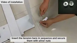 Cream Style Ultra-thin Flip-top Shoe Cabinet Installation Video
