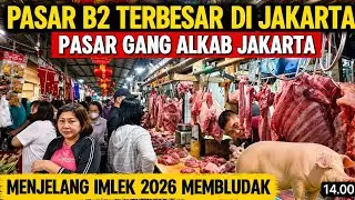 JELANG IMLEK PASAR BABI TERBESAR JAKARTA MEMBLUDAK 