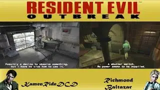 Resident Evil Outbreak Splitscreen Online | The Hive | Co-op 4 Player Walkthrough