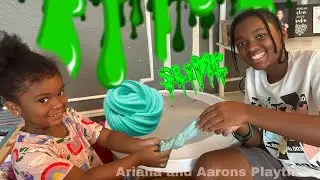 Ariana and Aaron Make Slime!