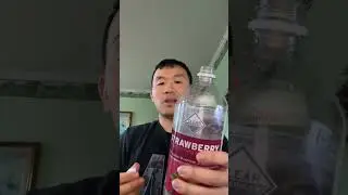 Trying Clear American Sparkling Water Strawberry Flavor