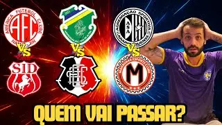 OITAVAS S&Eacute;RIE D: QUEM VAI PASSAR DE FASE? SANTA CRUZ AINDA TEM CHANCES?
