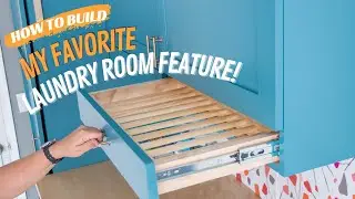 How to build a pull out drying rack in any cabinet/space