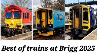 ( Brigg Wednesdays Episode 37 [ Christmas Special 🎄 ] ) Best of Trains at Brigg Station 2025 🎄🇬🇧🚄