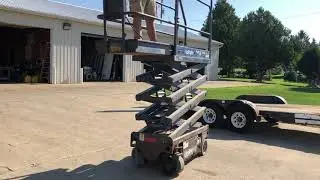 Upright MX 19, scissor lift | Lot 1-2223 | Online Auction | Orbitbid.com