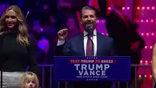 Donald J Trump Jr. address at the President Trump's Victory Rally #makeamericagreatagain