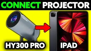How To Connect HY300 Projector to iPad (2025) - Step by Step
