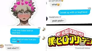 [bhna] texts lyric prank/Bakugou💥  x Who???😍