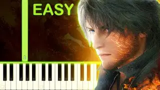 FINAL FANTASY XVI THEME - EASY Piano Tutorial