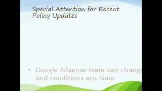 Adsense Recent Updates April 2017. Why adsense is not showing any updates. No adds on Videos.