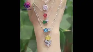 Dazzling Zircon Necklace Collection: Shine Bright with Unique Cuts!