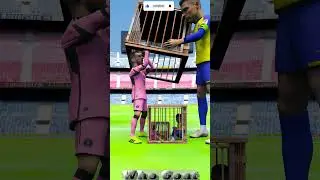 GTA V Ronaldo and Messi Who's Trapped Now