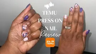 TEMU Press On Nail Review