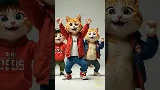 Cute Cat dancing 💃 🐱 || wooden craft/handimade~wooden toy / #shorts