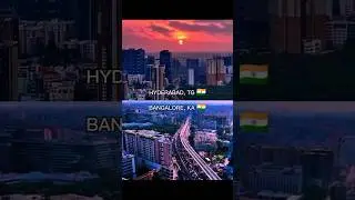 Hyderabad, TG 🇮🇳 Vs Banglore, KA 🇮🇳/ Who have better infrastructure/growth | #shorts #viralvideo