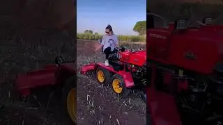 3 mini gasoline tiller machinery agricultural #machine #tillermachine #tractor