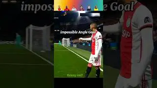 impossible angle goals #football  #futbol #footballshorts