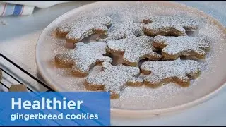 Healthier gingerbread cookies