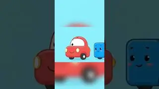 The Shapes' Big Adventure! | A House, a Car, and a Robot #kidsvideos #animation  #cutecartoon