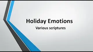 Holiday Emotions