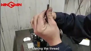 This Video Shows How to Use the Waterjet Coning and Threading Tools