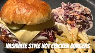 Nashville Style Hot Chicken Burgers 🍔 | SOFTEST homemade Potato buns 😍