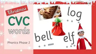 Christmas Phonics l Blending for Reading l Phase 2