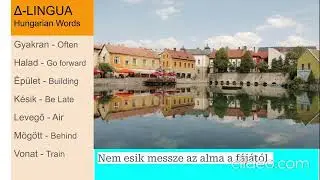 &Delta;- LINGUA : Hungarian Language  - Hungarian Words ( Lesson # 35 )